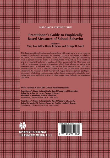 Produktbild: Practitioner&rsquo;s Guide to Empirically Based Measures of School Behavior