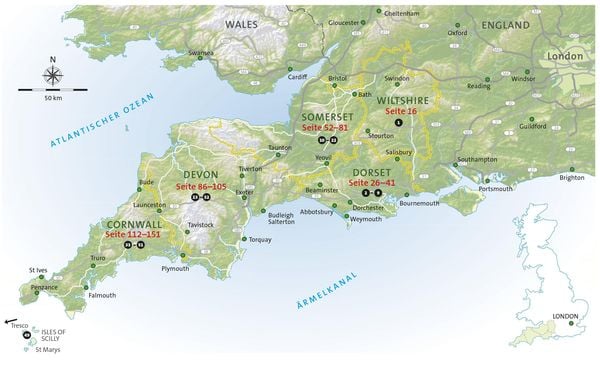 Produktbild: Gartenreisef&uuml;hrer S&uuml;dwestengland