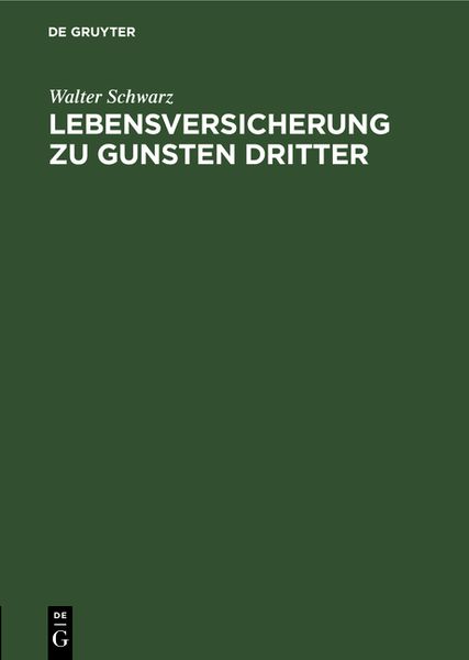 Produktbild: Lebensversicherung zu Gunsten Dritter