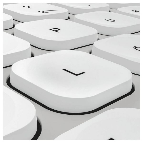Produktbild: Hama Multi-Device-Tastatur-Maus-Set "WKM-550", kabellos, Funk/BT, WS, QWERTZ DE Kabellos Tastatur, Maus-Set Deutsch, QWERTZ Grau, Wei&szlig;