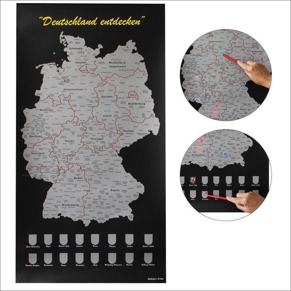 Produktbild: Scratch Rubbelkarte Deutschland