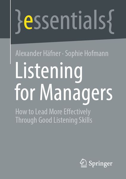 Produktbild: Listening for Managers