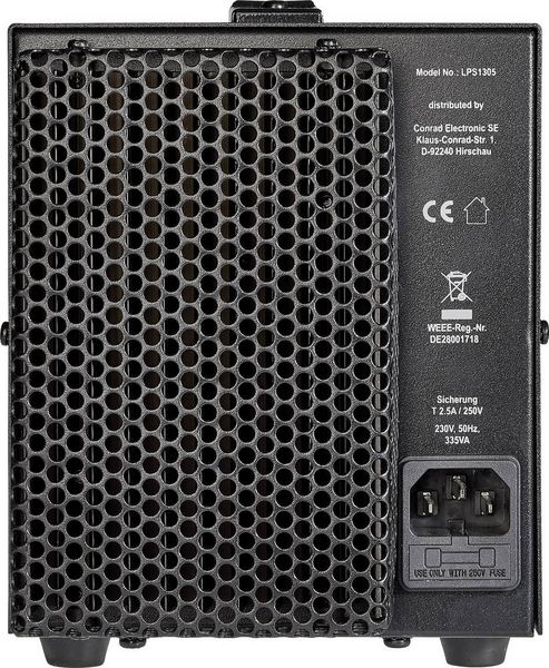 Produktbild: VOLTCRAFT LPS1305 Labornetzger&auml;t, einstellbar 0 - 30 V/DC 0 - 5 A 150 W Anzahl Ausg&auml;nge 1 x