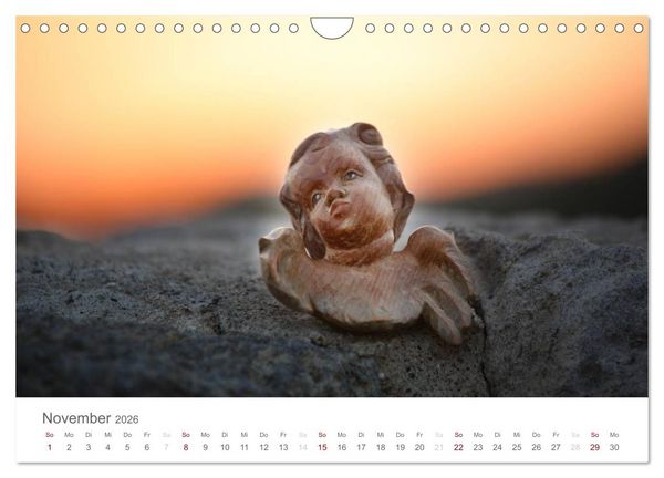 Produktbild: Engel in Haus und Garten (Wandkalender 2026 DIN A4 quer), CALVENDO Monatskalender