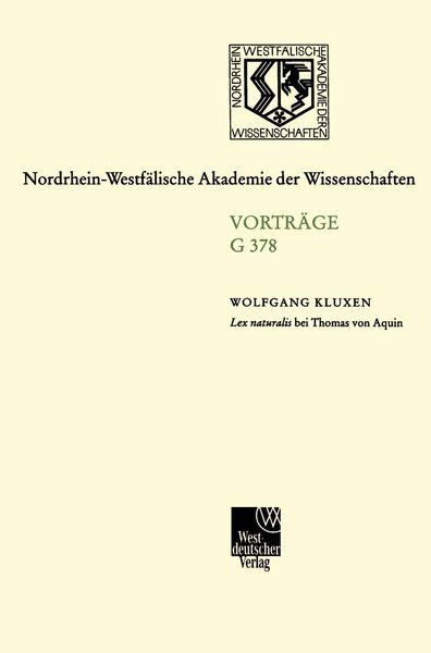 Produktbild: Lex naturalis bei Thomas von Aquin