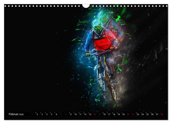 Produktbild: Downhill Explosion (Wandkalender 2026 DIN A3 quer), CALVENDO Monatskalender