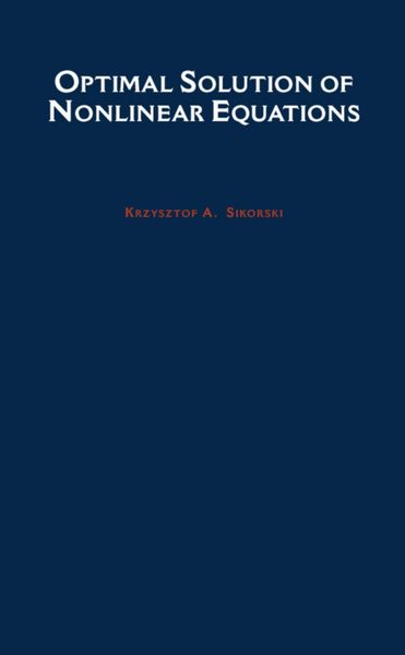 Produktbild: Optimal Solution of Nonlinear Equations