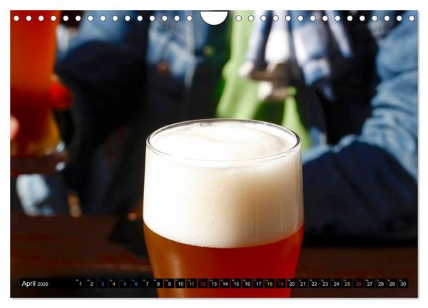 Produktbild: Biergenuss zu jeder Jahreszeit (Wandkalender 2026 DIN A4 quer), CALVENDO Monatskalender