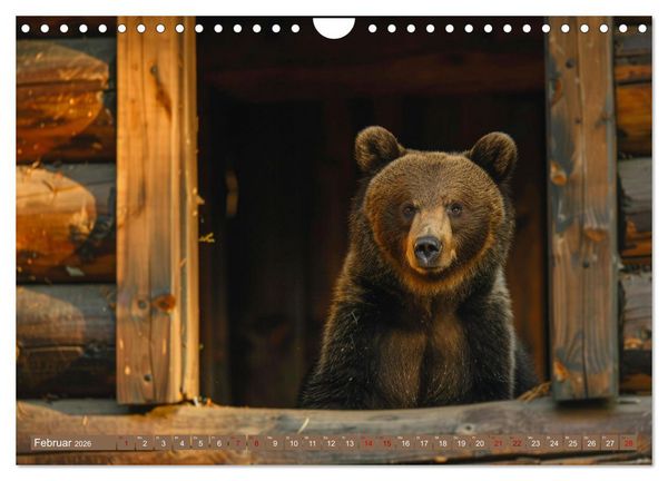Produktbild: Wildes B&auml;renland (Wandkalender 2026 DIN A4 quer), CALVENDO Monatskalender