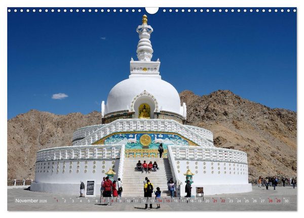 Produktbild: Tsch&ouml;rten, Architektur des Himalaya (Wandkalender 2026 DIN A3 quer), CALVENDO Monatskalender
