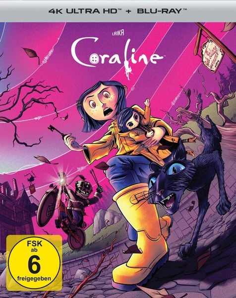 Coraline - Steelbook (4K Ultra HD) (+ Blu-ray)