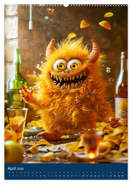 Produktbild: M&auml;nner! - Welche Leidenschaft weckt das Monster in ihnen (hochwertiger Premium Wandkalender 2026 DIN A2 hoch), Kunstdruck in Hochglanz