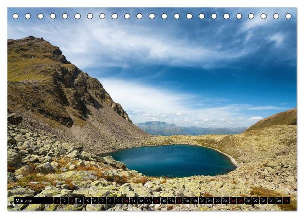 Produktbild: Tiroler Bergseen (Tischkalender 2026 DIN A5 quer), CALVENDO Monatskalender