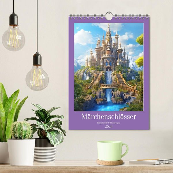 Produktbild: M&auml;rchenschl&ouml;sser - Bezaubernde Schlossburgen (Wandkalender 2026 DIN A4 hoch), CALVENDO Monatskalender