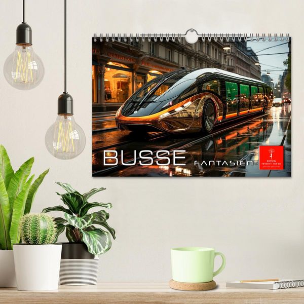 Produktbild: Busse Fantasien (Wandkalender 2026 DIN A4 quer), CALVENDO Monatskalender