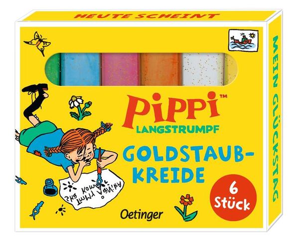 Pippi Langstrumpf. Goldstaubkreide
