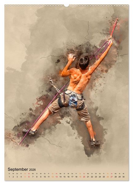 Produktbild: Sport und Fun (Wandkalender 2026 DIN A2 hoch), CALVENDO Monatskalender