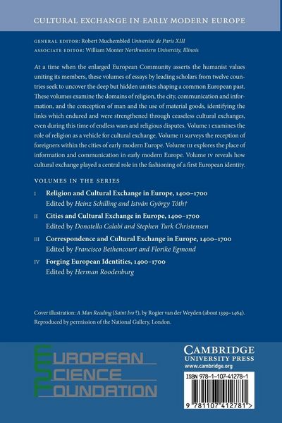 Produktbild: Cultural Exchange in Early Modern Europe. Volume 3, Correspondence and Cultural Exchange in Europe, 1400-1700