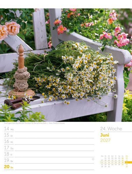 Produktbild: Gartengl&uuml;ck Wochenplaner Kalender 2027