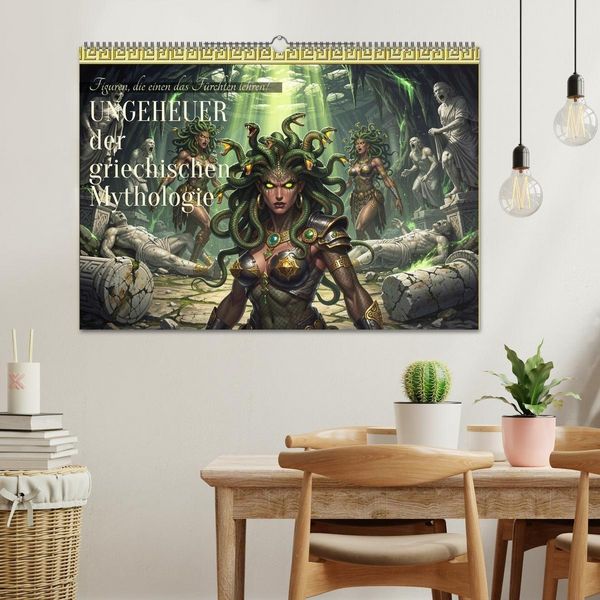 Produktbild: Ungeheuer der griechischen Mythologie (Wandkalender 2027 DIN A2 quer), CALVENDO Monatskalender