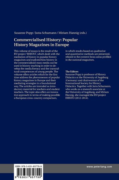 Produktbild: Commercialised History: Popular History Magazines in Europe