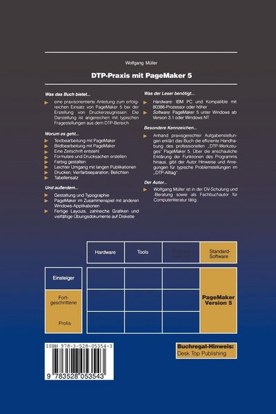 Produktbild: DTP-Praxis mit PageMaker 5