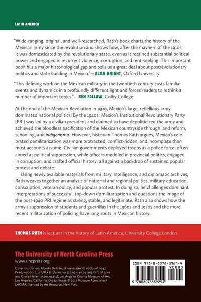 Produktbild: Myths of Demilitarization in Postrevolutionary Mexico, 1920-1960