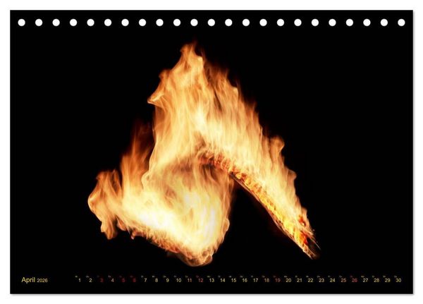 Produktbild: Feuerdrache (Tischkalender 2026 DIN A5 quer), CALVENDO Monatskalender
