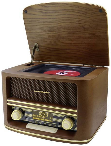 Produktbild: Soundmaster NR961 Tischradio DAB+, UKW AUX, USB, CD, Bluetooth&reg; Inkl. Fernbedienung Braun