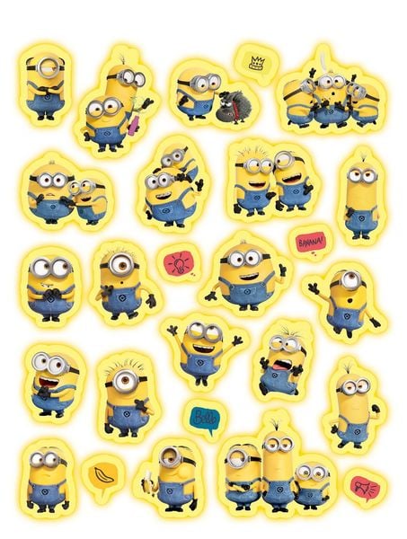 Produktbild: Minions: Der gro&szlig;e Glow-in-the-Dark Stickerspa&szlig;