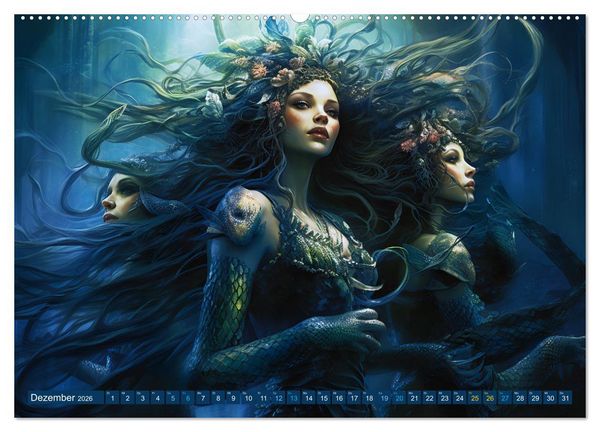 Produktbild: Seemannsgarn - Mythen, Legenden und Geschichten der Seefahrer (Wandkalender 2026 DIN A2 quer), CALVENDO Monatskalender