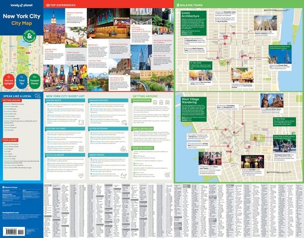 Produktbild: Lonely Planet New York City Map