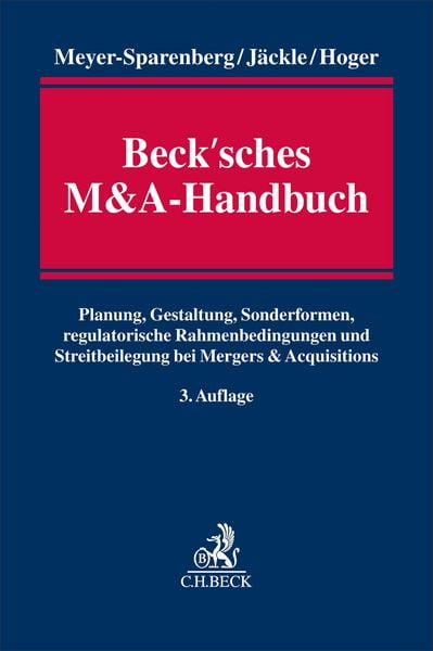 Produktbild: Beck'sches M&A-Handbuch