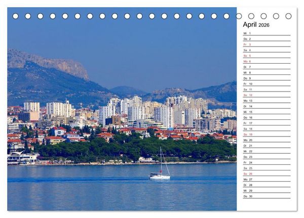 Produktbild: Split - Metropole Dalmatiens (Tischkalender 2026 DIN A5 quer), CALVENDO Monatskalender