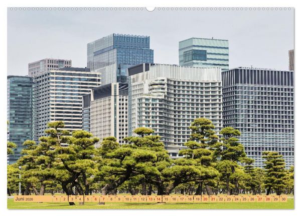Produktbild: Impressionen aus Tokio, der Megastadt im Land der aufgehenden Sonne (Wandkalender 2026 DIN A2 quer), CALVENDO Monatskalender