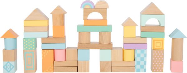 Produktbild: Holzbausteine Pastell