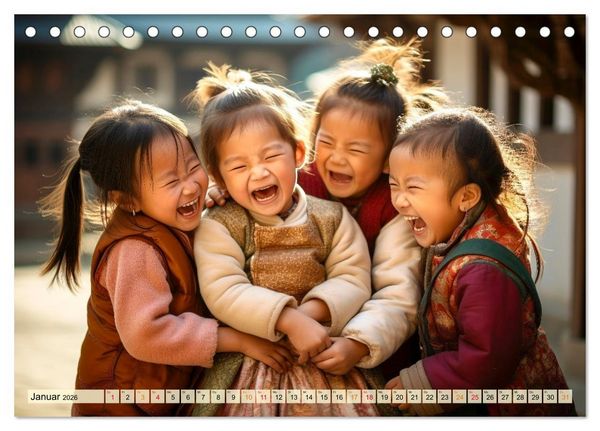 Produktbild: Kinder verzaubern uns (Tischkalender 2026 DIN A5 quer), CALVENDO Monatskalender