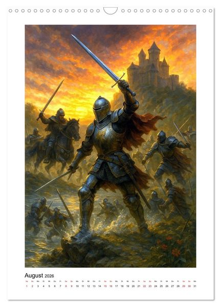 Produktbild: Ritter - Ehrenm&auml;nner (Wandkalender 2026 DIN A3 hoch), CALVENDO Monatskalender