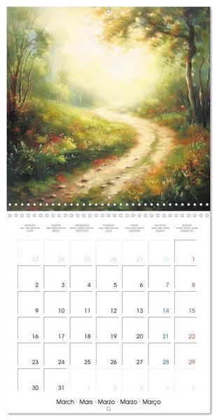 Produktbild: Artistic Paths (Wall Calendar 2026 12 &times; 12 Inch) CALVENDO 12 Month Wall Calendar