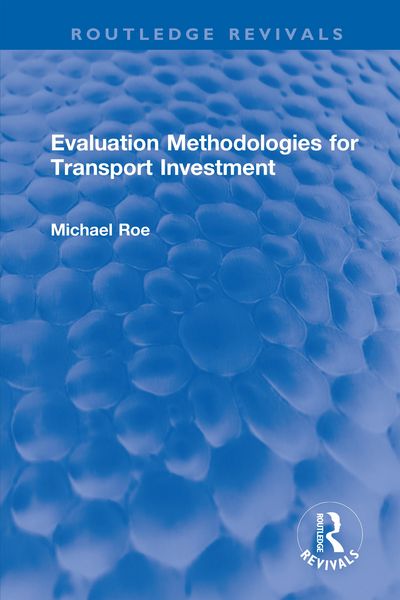Produktbild: Evaluation Methodologies for Transport Investment