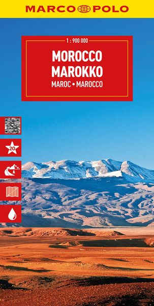 Produktbild: MARCO POLO Reisekarte Marokko 1:900.000