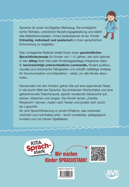 Produktbild: Kita Sprachstark: Sprachspiele f&uuml;r Kinder ab 1 Jahr