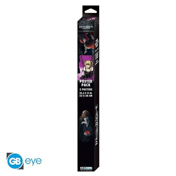 Produktbild: DEATH NOTE Set 2 Chibi Posters - L vs Light & Misa (52x38)