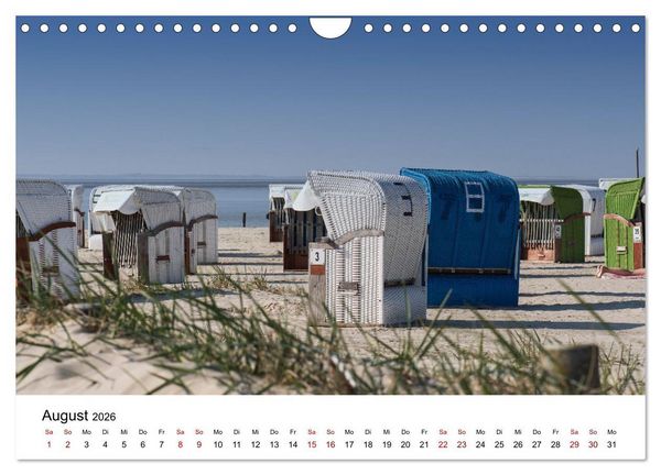 Produktbild: Ostfriesland - Ein Jahr in Bildern (Wandkalender 2026 DIN A4 quer), CALVENDO Monatskalender