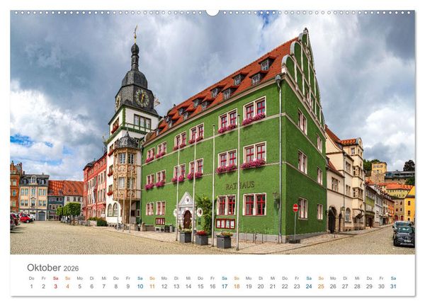 Produktbild: Rudolstadt - im Tal der Saale (hochwertiger Premium Wandkalender 2026 DIN A2 quer), Kunstdruck in Hochglanz
