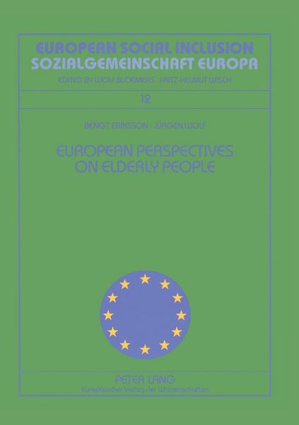 Produktbild: European Perspectives on Elderly People- &Auml;ltere Menschen aus europ&auml;ischen Blickwinkeln