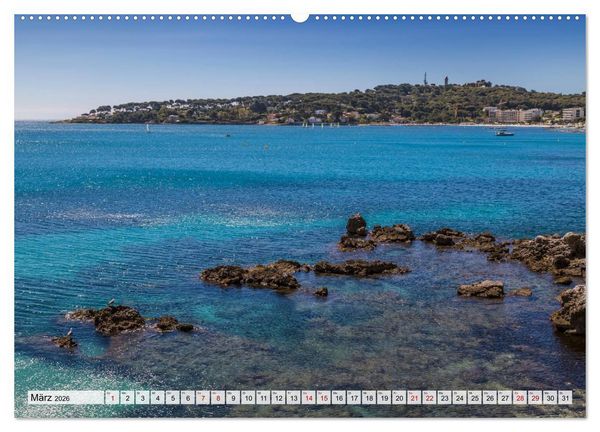 Produktbild: ANTIBES Idyllische Impressionen (Wandkalender 2026 DIN A2 quer), CALVENDO Monatskalender