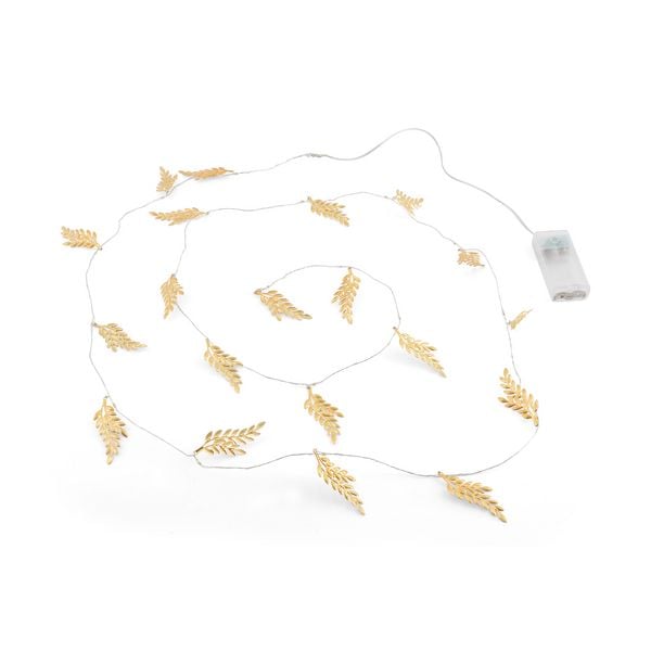 Produktbild: Licherterkette "Goldenes Blatt" 20 Lichter