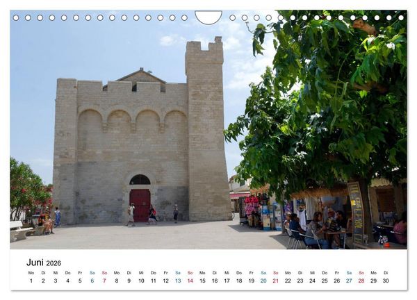Produktbild: Frankreichs sch&ouml;nste D&ouml;rfer - Saintes Maries de la Mer (Wandkalender 2026 DIN A4 quer), CALVENDO Monatskalender