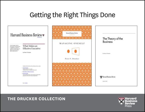 Produktbild: Get the Right Things Done: The Drucker Collection (6 Items)